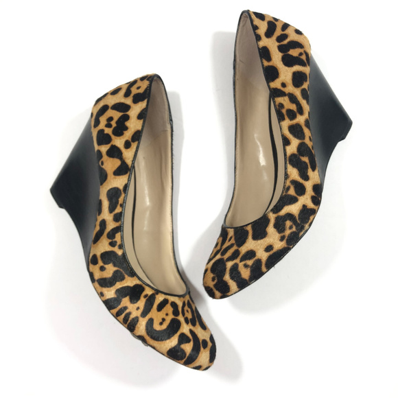 franco sarto leopard wedge